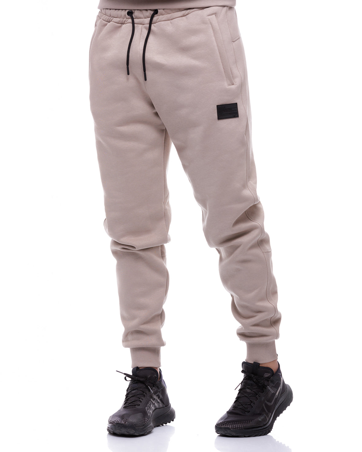 Мъжко ватирано долнище в бежово