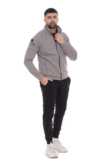 Мъжки спортен екип в сиво и черно