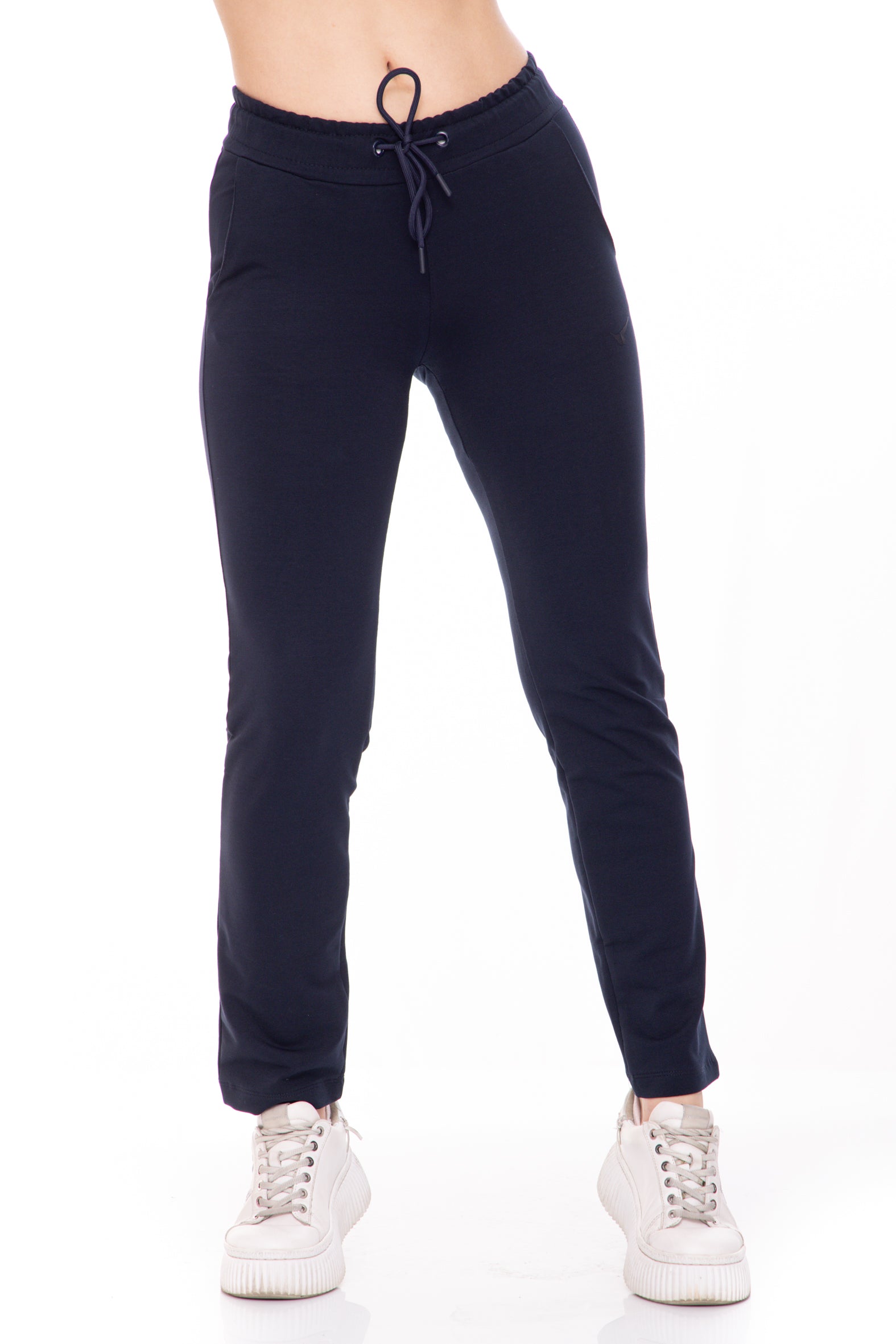 Дамски панталон в тъмно синьо