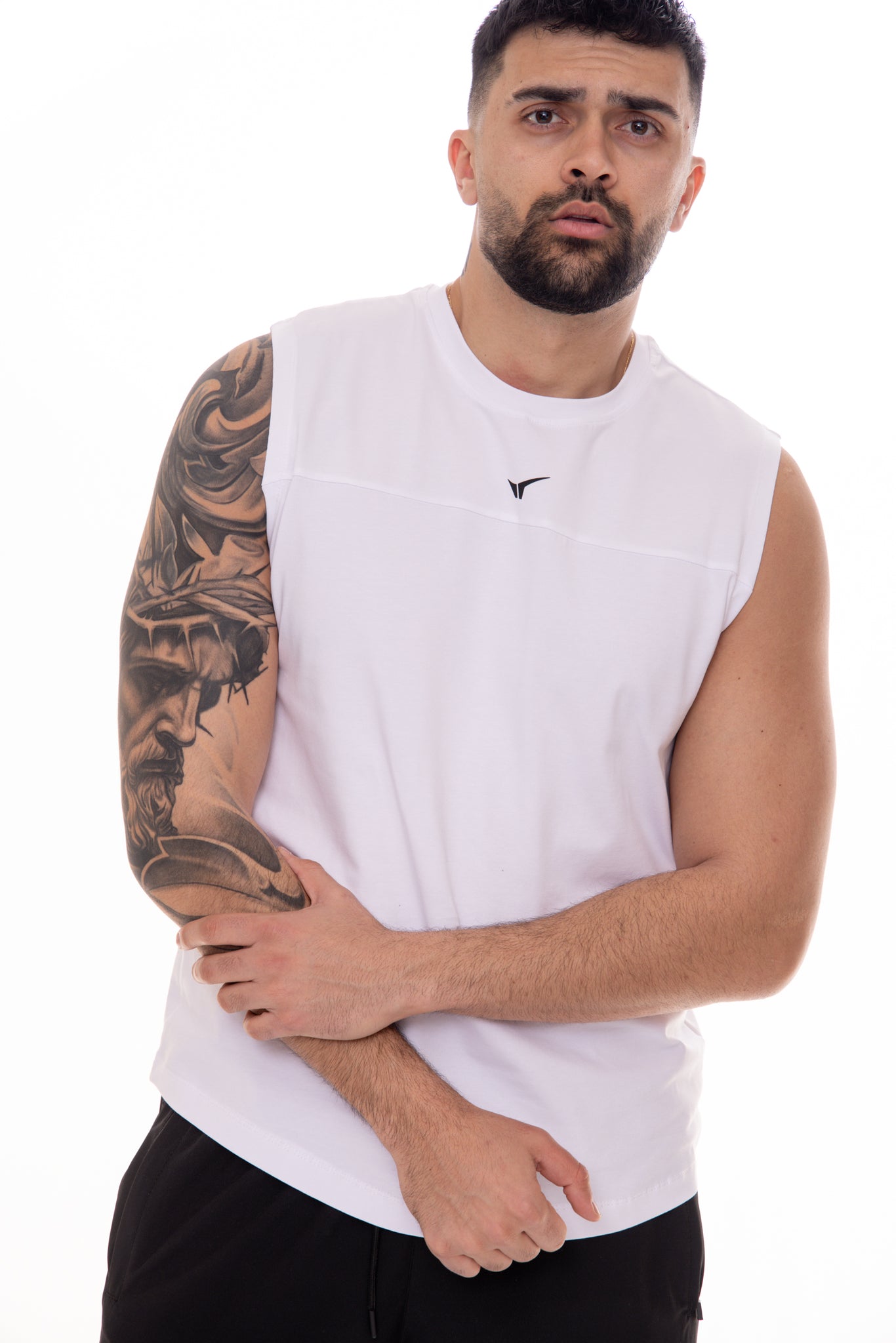 Мъжки бял потник