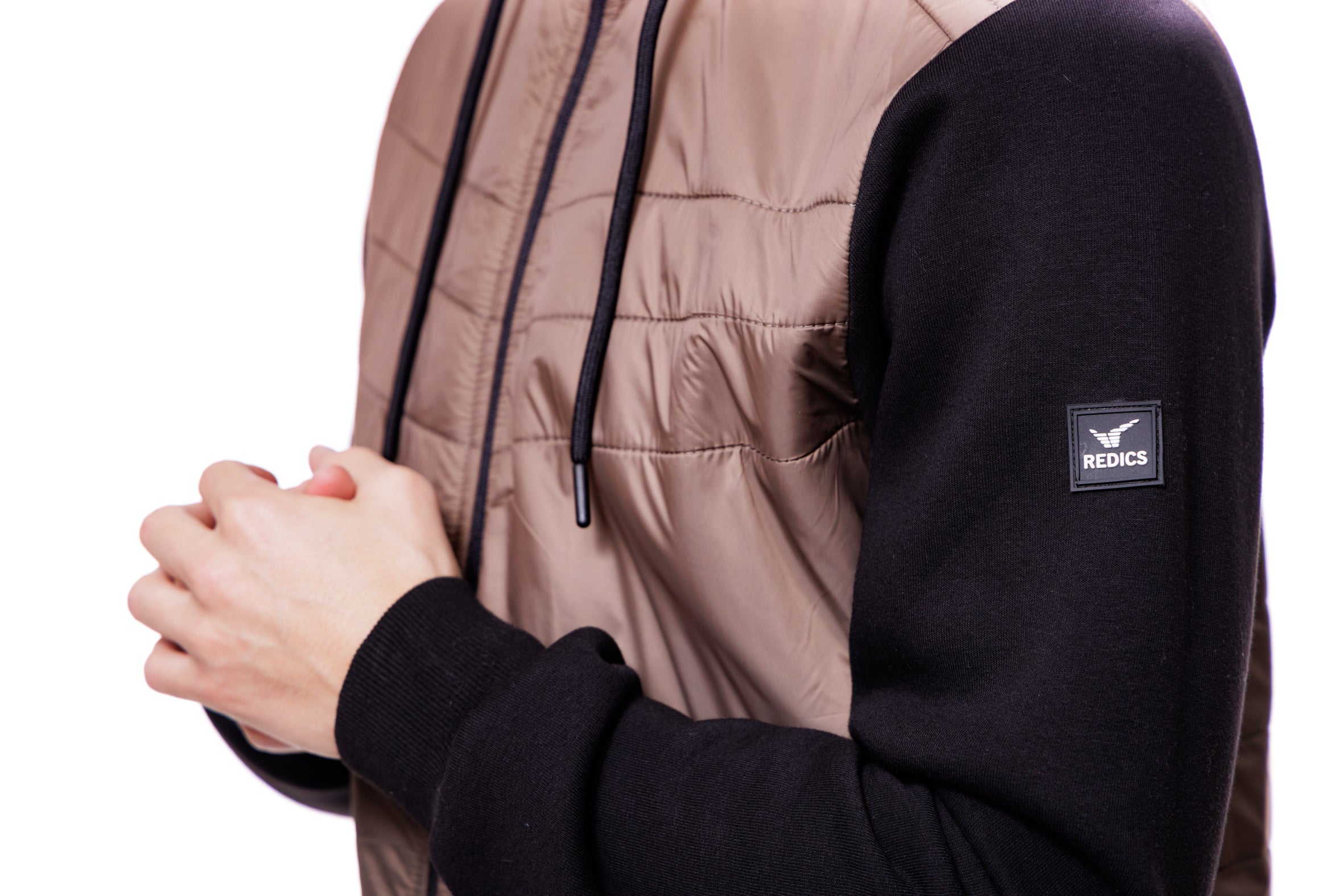 Мъжко ватирано анорак с шушляк 25-0097